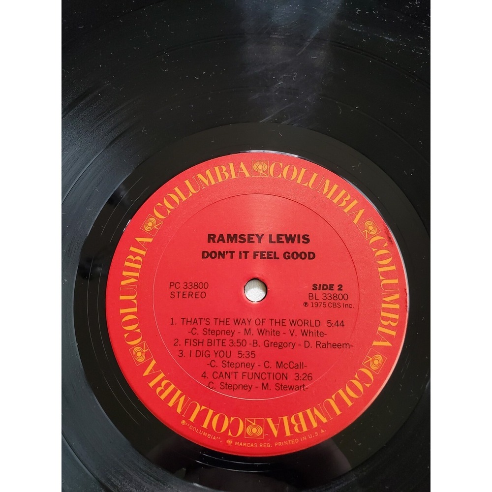 Ramsey Lewis Don't It Feel Good 1975 Columbia Records PC 33800 Tested VG - Picture 11 of 11